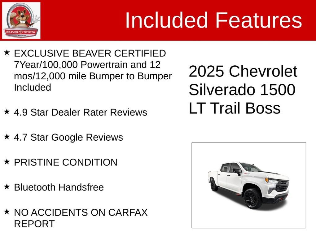 Used 2025 Chevrolet Silverado 1500 LT Trail Boss AWD/4WD image 4