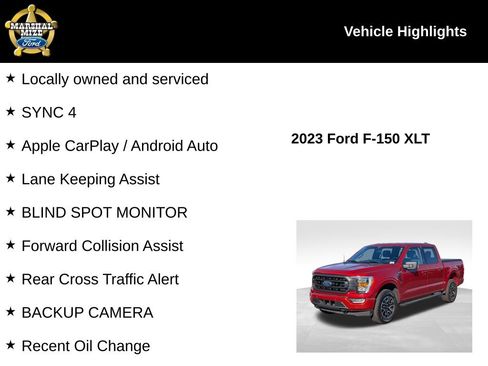 Used 2023 Ford F150 XLT w/ Equipment Group 302A High image 2