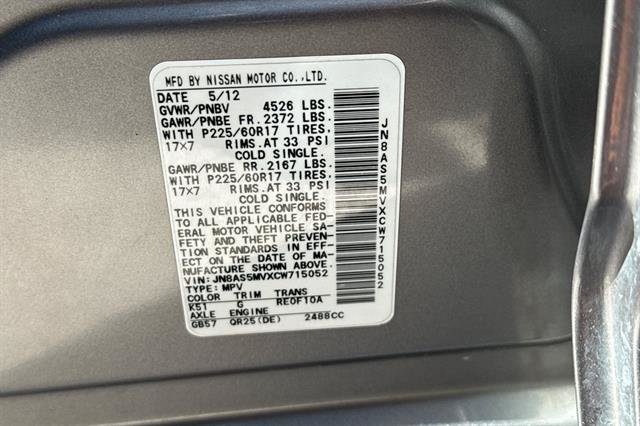 Used 2012 Nissan Rogue SV AWD/4WD image 32
