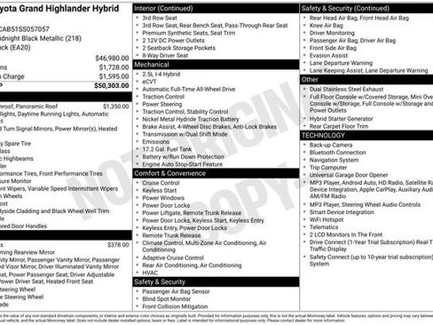 Used 2025 Toyota Grand Highlander AWD Hybrid image 28