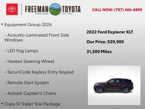 Used 2022 Ford Explorer XLT w/ Equipment Group 202A AWD/4WD image 5
