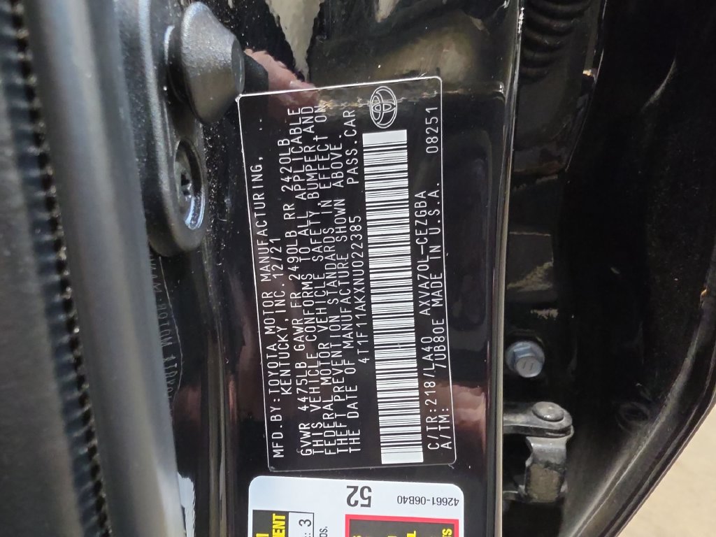 Used 2022 Toyota Camry XLE FWD image 26