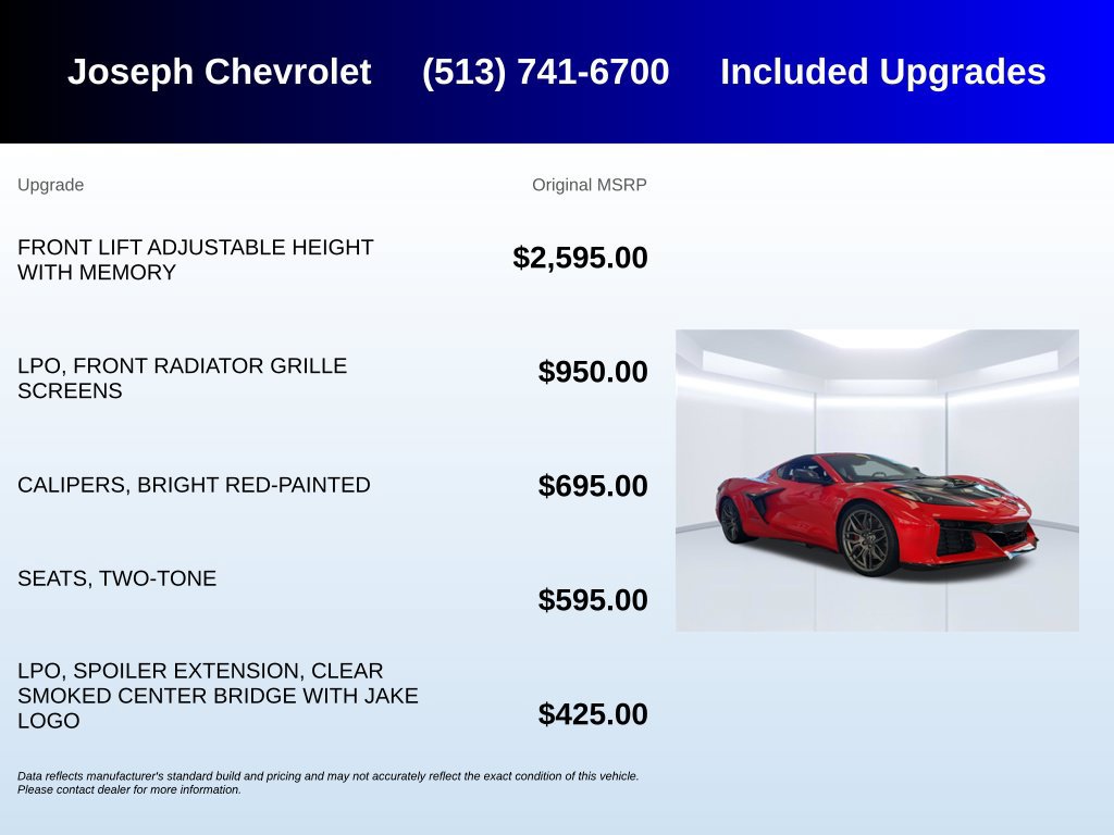 Used 2026 Chevrolet Corvette Z06 w/ Battery Protection Package RWD image 6