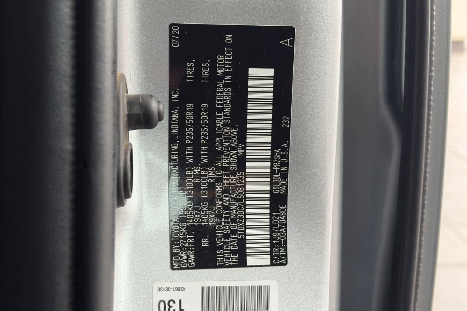 Used 2020 Toyota Sienna SE w/ Preferred Accessory Package FWD image 32