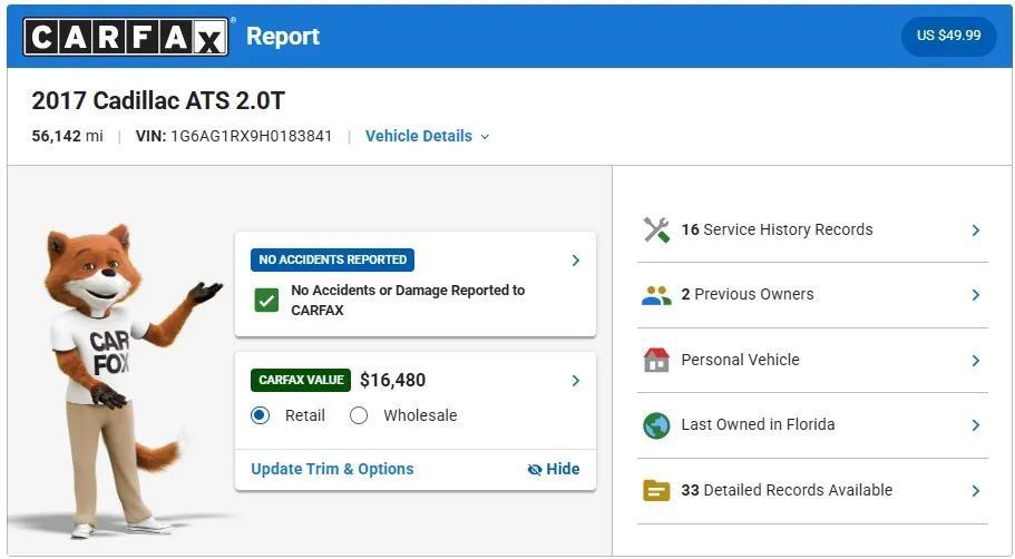 Used 2017 Cadillac ATS 2.0T AWD Coupe image 10
