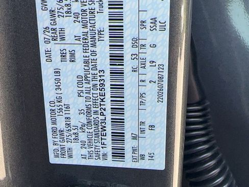 New 2026 Ford F150 XLT w/ Equipment Group 302A MID AWD/4WD image 12