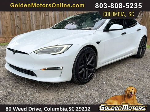 Used 2021 Tesla Model S Plaid AWD/4WD image 1