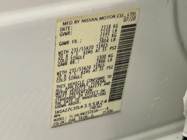 Used 2020 Nissan Murano SL FWD image 34