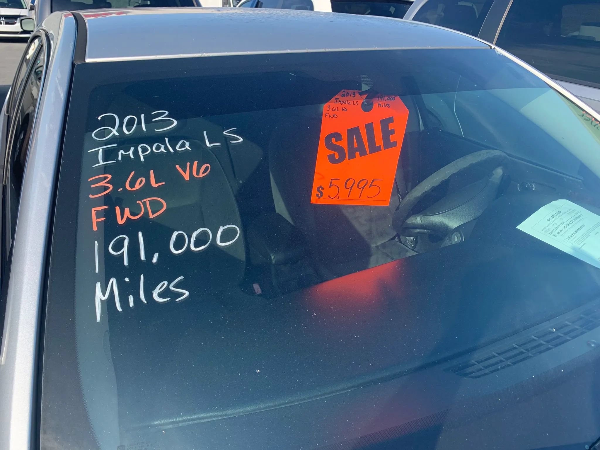 Used 2013 Chevrolet Impala LS FWD image 3