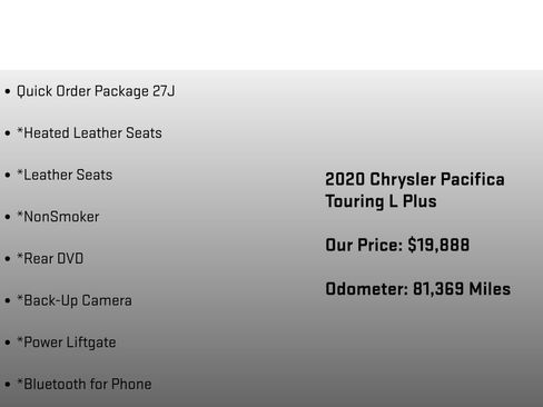 Used 2020 Chrysler Pacifica Touring-L Plus FWD image 6