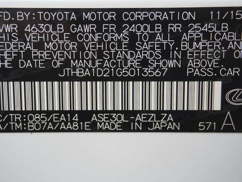 Used 2016 Lexus IS 200t w/ Navigation System Package RWD image 28