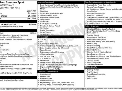 Certified 2025 Subaru Crosstrek 2.5i Sport w/ Popular Package #3A image 13