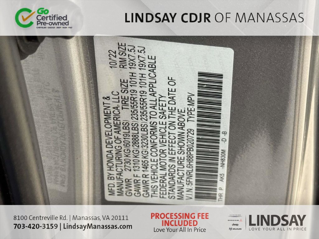 Used 2023 Honda Odyssey Touring image 13