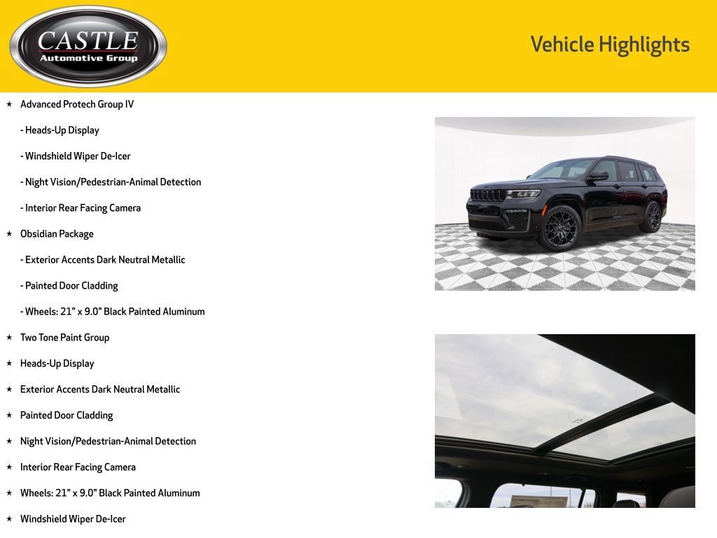 New 2026 Jeep Grand Cherokee L Summit w/ Obsidian Package AWD/4WD image 3