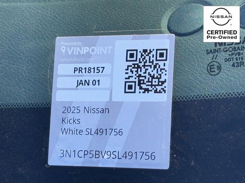Certified 2025 Nissan Kicks Play S image 29