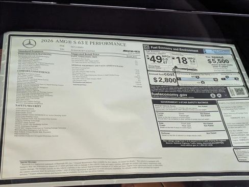 New 2026 Mercedes-Benz S 63 AMG S image 21