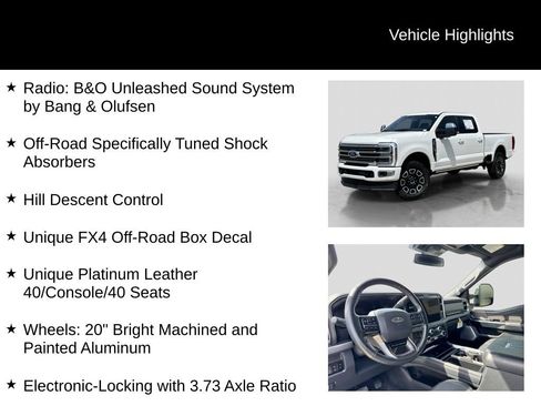 Used 2025 Ford F350 Platinum w/ FX4 Off-Road Package AWD/4WD image 26