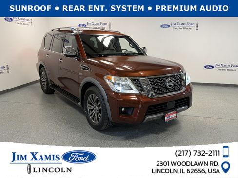 Used 2018 Nissan Armada Platinum w/ Captain Seat Package RWD image 1