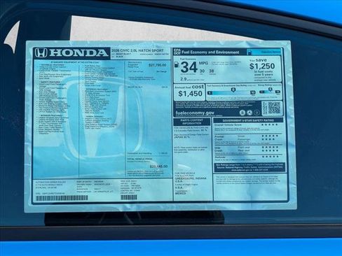 New 2026 Honda Civic Sport image 17
