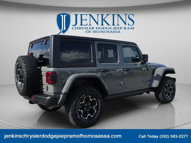 Used 2023 Jeep Wrangler Unlimited Rubicon 4xe w/ Steel Bumper Group AWD/4WD image 4