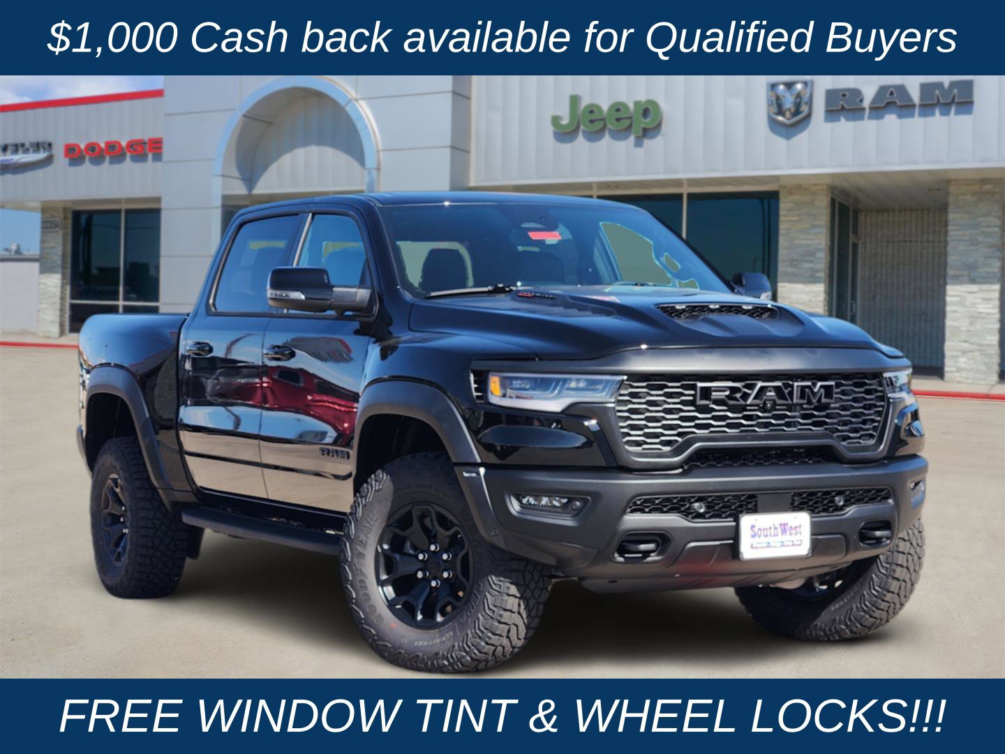 New 2026 RAM 1500 RHO w/ RHO Level 1 Equipment Group AWD/4WD 360° Tour
