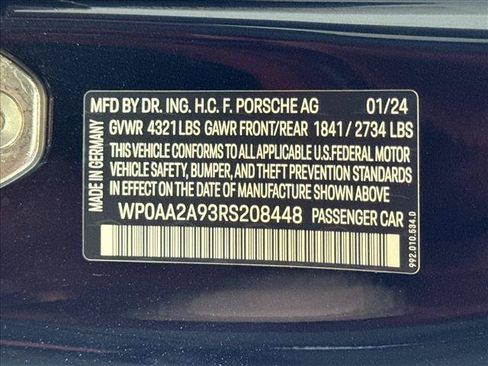 Certified 2024 Porsche 911 Carrera w/ Premium Package RWD image 24