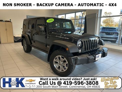 Used 2016 Jeep Wrangler Unlimited Rubicon w/ Dual Top Group image 1