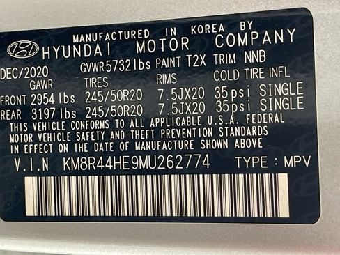 Used 2021 Hyundai Palisade SEL w/ Premium Package FWD image 35