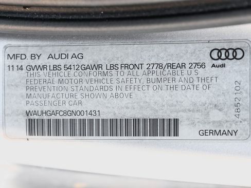 Used 2016 Audi A6 3.0T Prestige w/ Prestige Package image 69