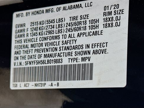 Used 2020 Honda Pilot EX-L image 12