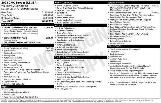 Used 2023 GMC Terrain SLE w/ Driver Convenience Package FWD image 7