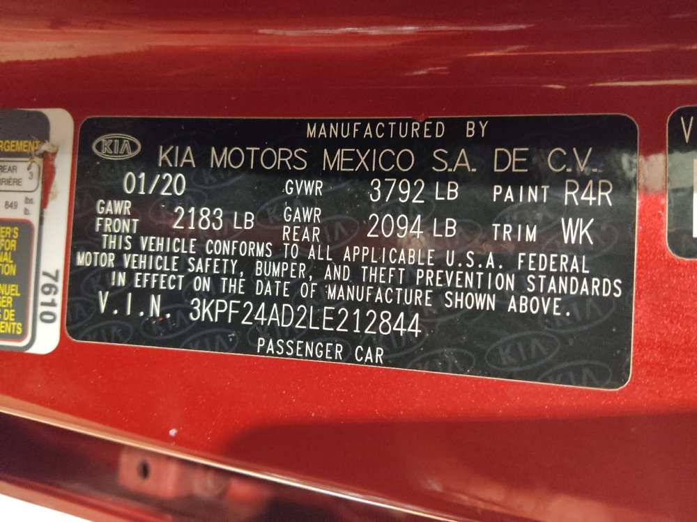 Used 2020 Kia Forte LXS FWD image 33