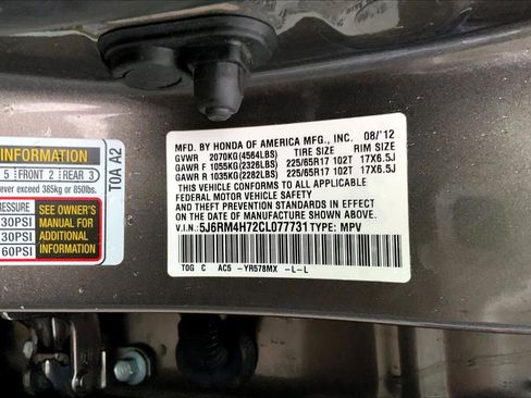 Used 2012 Honda CR-V EX-L image 33