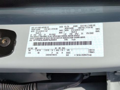 Used 2024 Ford F150 XLT w/ Equipment Group 302A MID AWD/4WD image 36