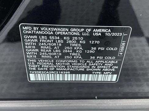 Certified 2024 Volkswagen Atlas Cross Sport SE FWD image 28