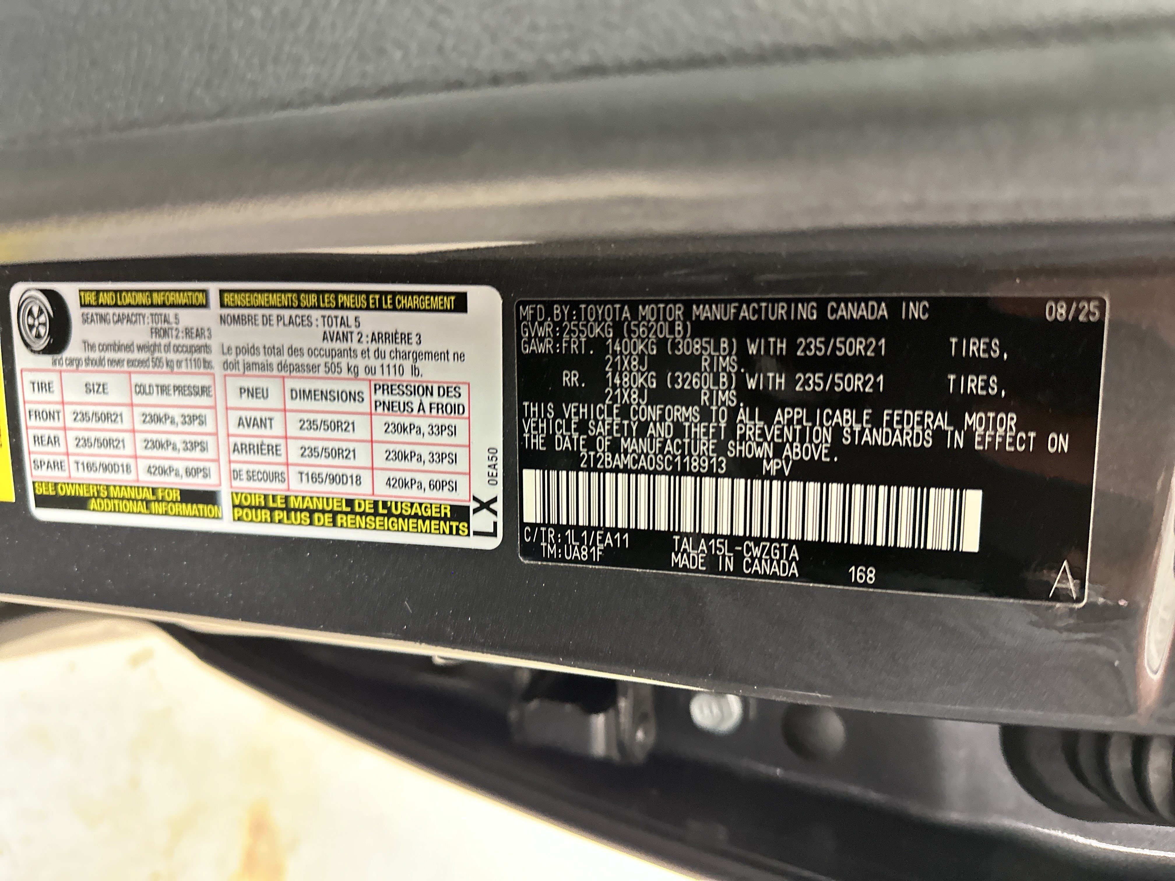 Certified 2025 Lexus RX 350 Premium AWD/4WD image 35