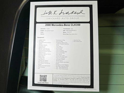 Used 2008 Mercedes-Benz CLK 350 Cabriolet image 35