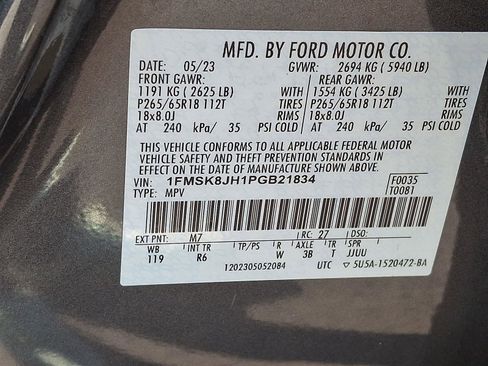 Used 2023 Ford Explorer Timberline w/ Timberline Technology Package image 51