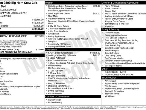 Used 2025 RAM 2500 Big Horn image 6