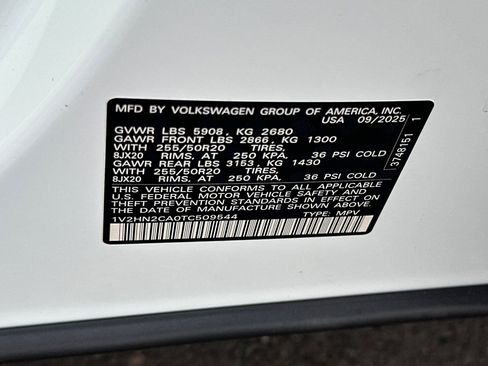 New 2026 Volkswagen Atlas SE AWD/4WD image 26