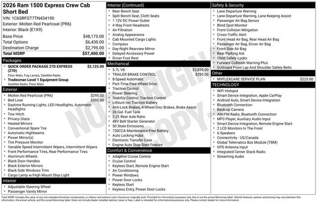 New 2026 RAM 1500 Express AWD/4WD image 4