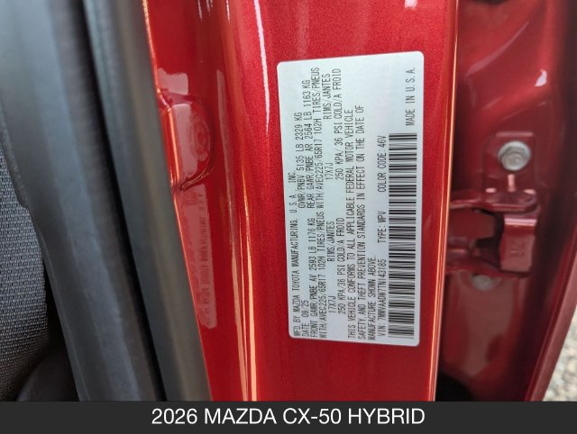 Used 2026 MAZDA CX-50 AWD 2.5 Hybrid w/ Cargo Package image 28