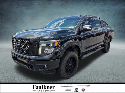 Used 2019 Nissan Titan SL w/ Midnight Edition AWD/4WD image 1