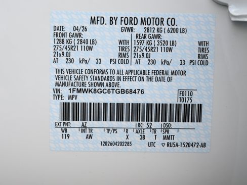 New 2026 Ford Explorer ST w/ Sun And Sound Package AWD/4WD image 43