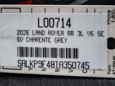 New 2026 Land Rover Range Rover SE AWD/4WD image 38