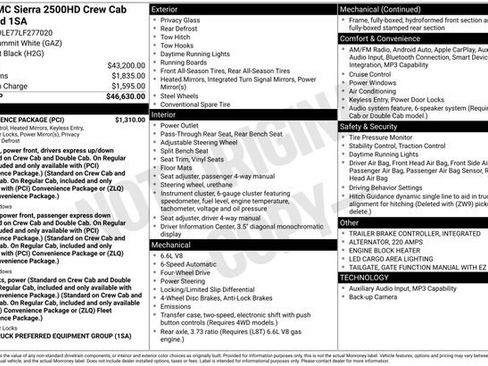 Used 2020 GMC Sierra 2500 4x4 Crew Cab w/ Convenience Package image 28