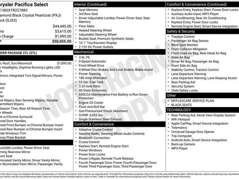 New 2026 Chrysler Pacifica Select image 7