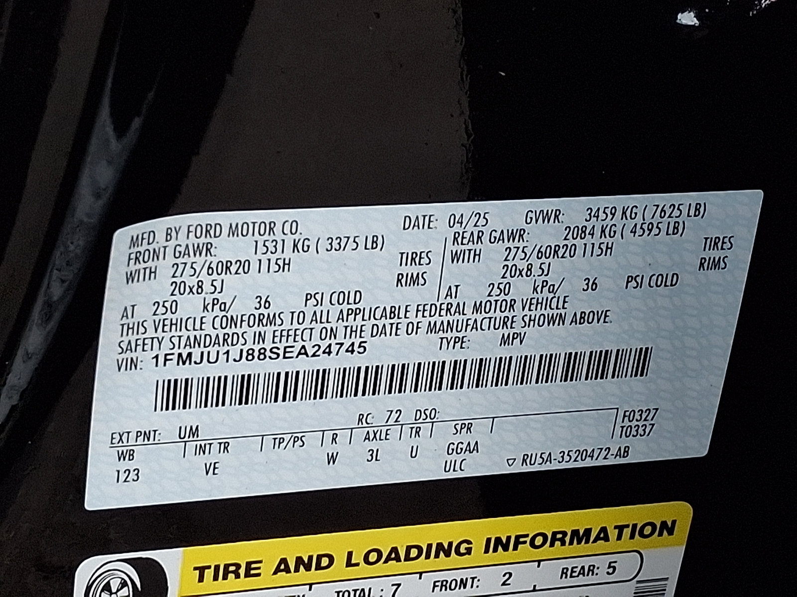 Used 2025 Ford Expedition Active AWD/4WD image 27