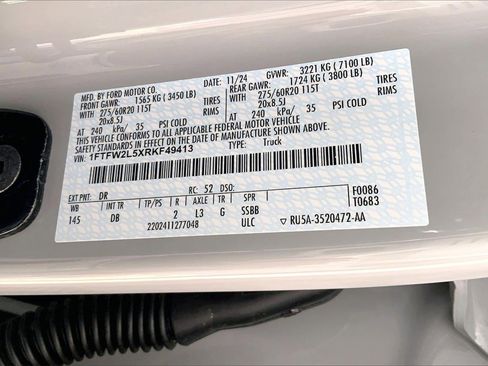 Used 2024 Ford F150 STX w/ STX Black Appearance Package image 8