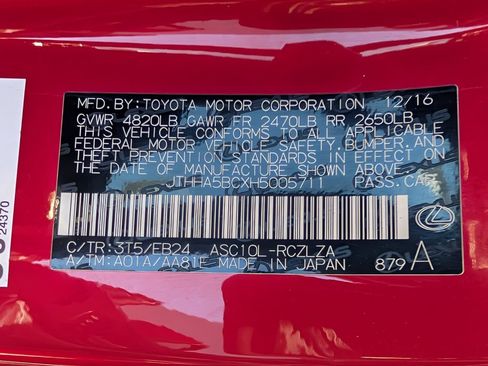 Used 2017 Lexus RC 200t F Sport image 23